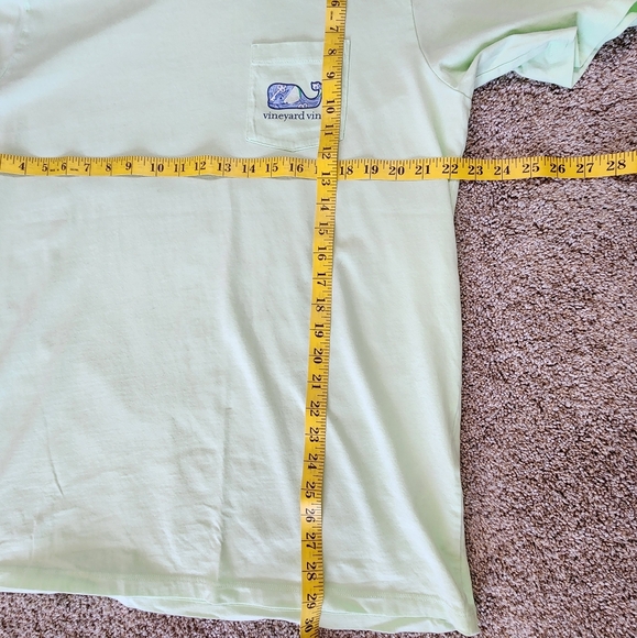 Vineyard Vines Light Green Key Lime Whale T-Shirt 100% Cotton Size L - Picture 12 of 12